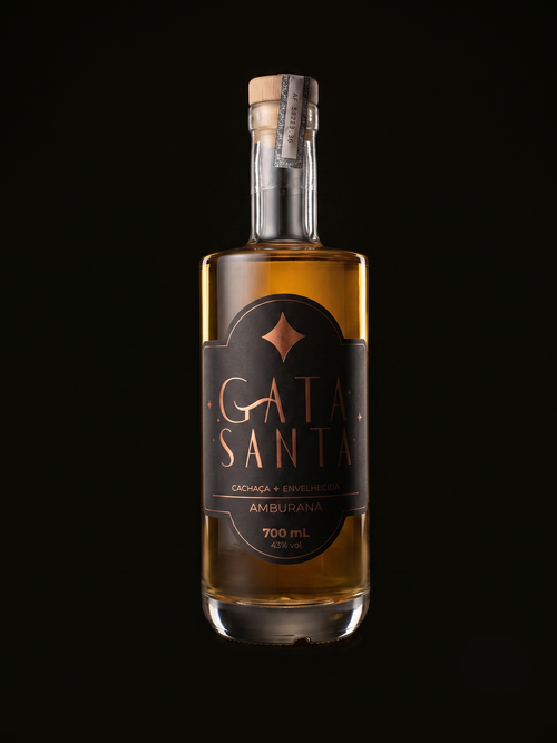 GATA SANTA CACHAÇA ENVELHECIDA 700ML