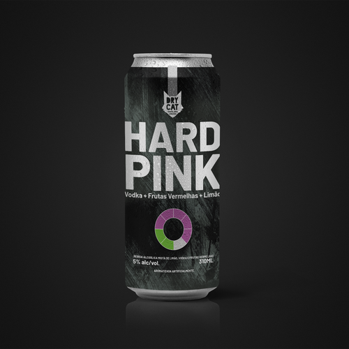 DRYCAT - HARD PINK 5%ABV(6 LATAS 310ml)