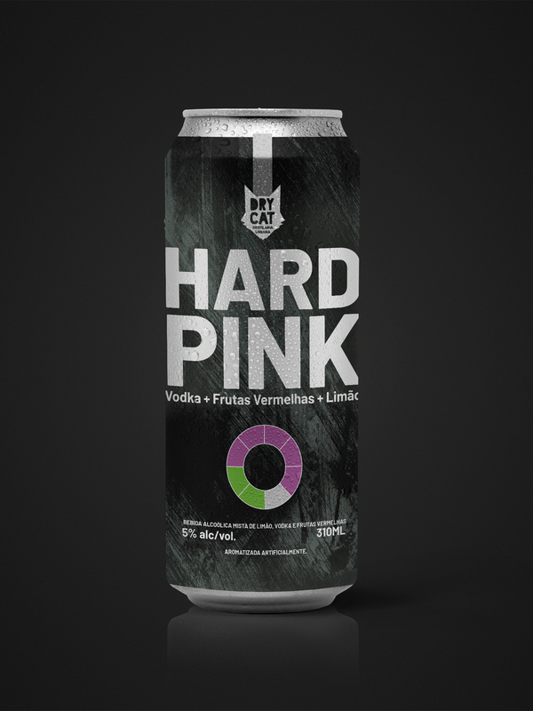 DRYCAT - HARD PINK 5%ABV(6 LATAS 310ml)